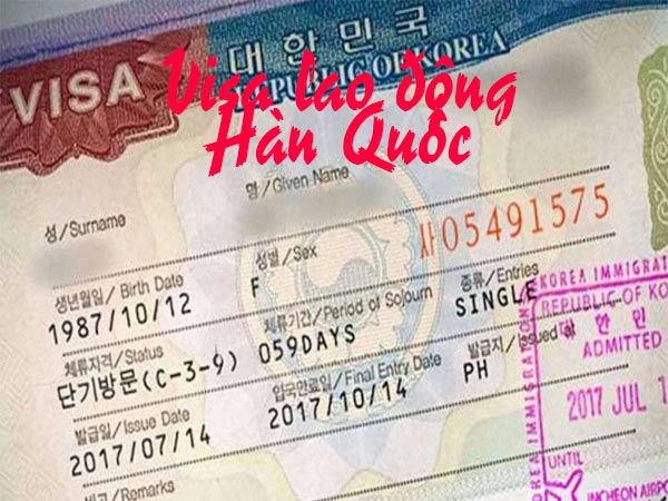 Quy trình xin visa lao động hàn quốc