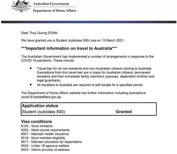 Visa Đăng Quang - Địa điểm làm Visa du học Úc, Visa 500 uy tín