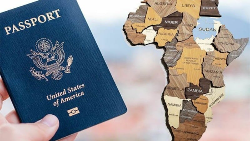 Quốc tịch mỹ được miễn visa những nước nào