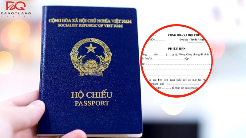 Giấy hẹn lấy hộ chiếu
