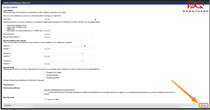 xin visa Úc online