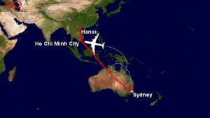 chuyen bay tu sydney ve viet nam hom nay