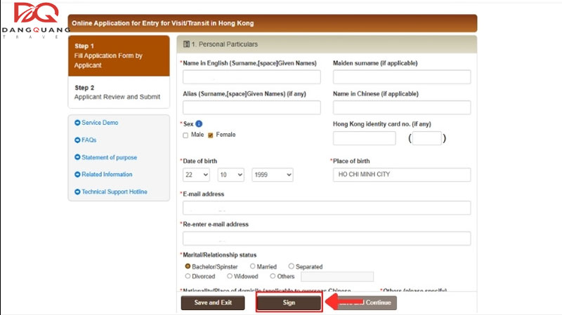 Hướng dẫn đăng ký evisa Hong Kong online mới nhất 2026 9 Hướng dẫn đăng ký evisa Hong Kong online mới nhất 2026