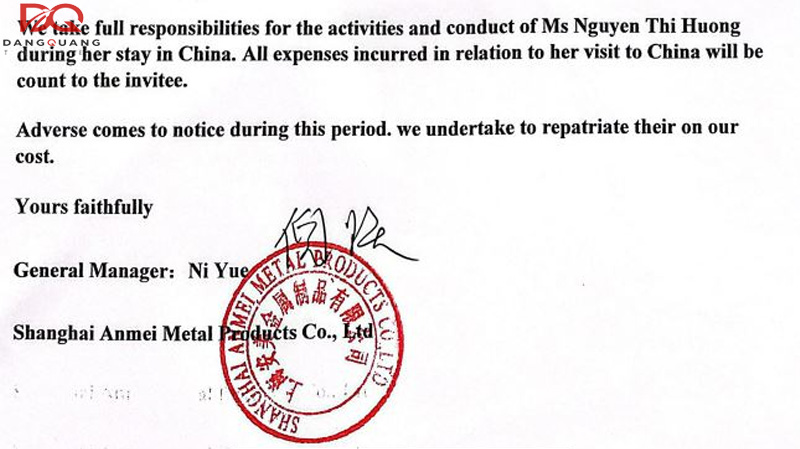 Hồ sơ, lệ phí và thủ tục làm visa công tác Trung Quốc 2026 6 Hồ sơ, lệ phí và thủ tục làm visa công tác Trung Quốc 2026